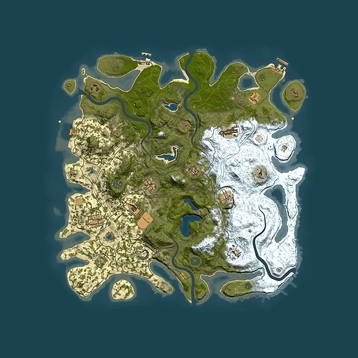 Rust map seed 1720359721, 4500x4500m top-down preview