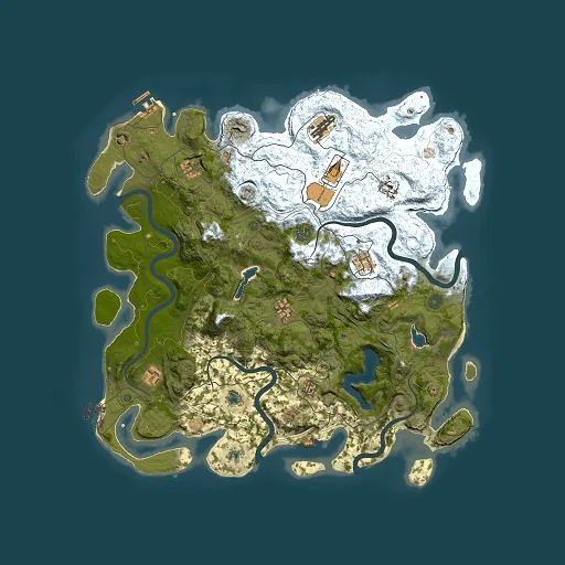 Rust map seed 935601893, 4500x4500m top-down preview