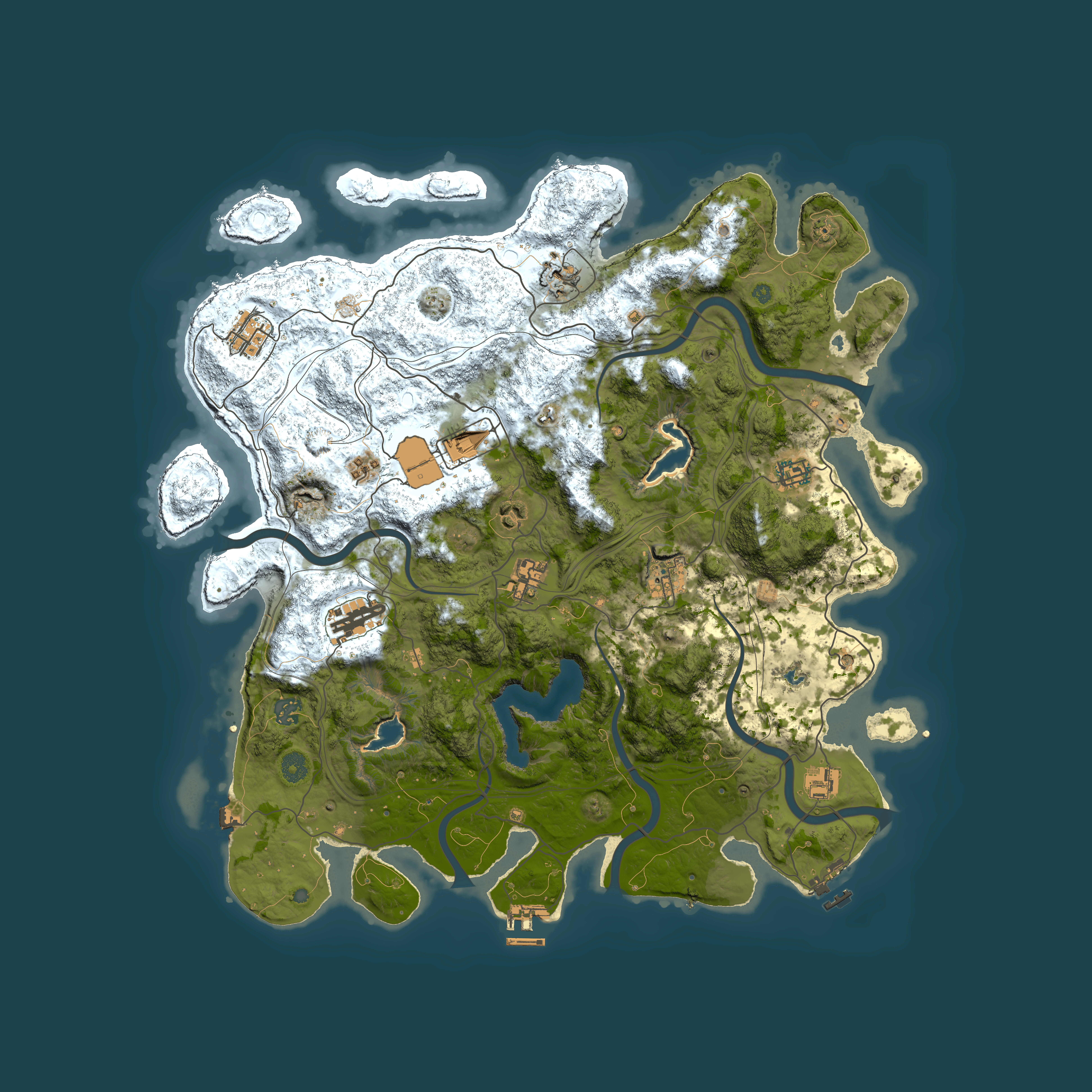 Full top-down render of Rust map seed 1059179997, 4500x4500m