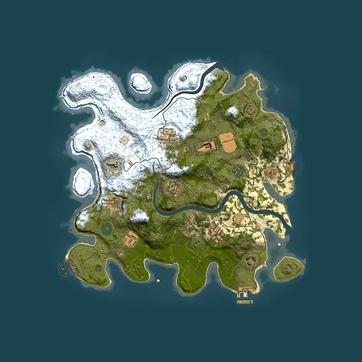 Rust map seed 589110918, 3500x3500m top-down preview