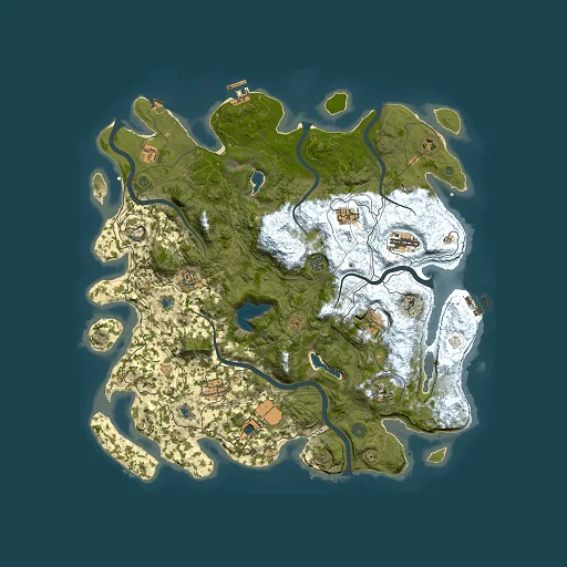 Rust map seed 1789726694, 4500x4500m top-down preview