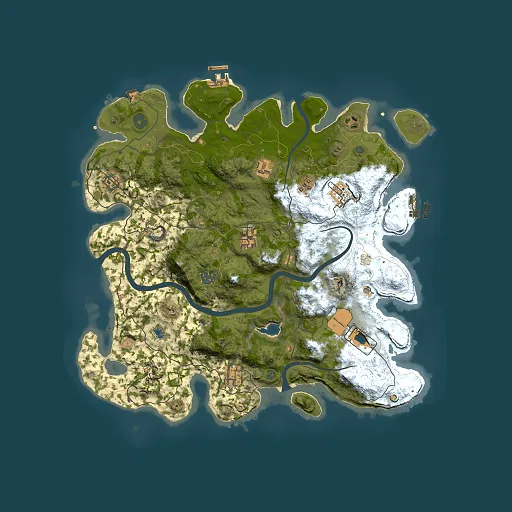 Rust map seed 1096483286, 4000x4000m top-down preview