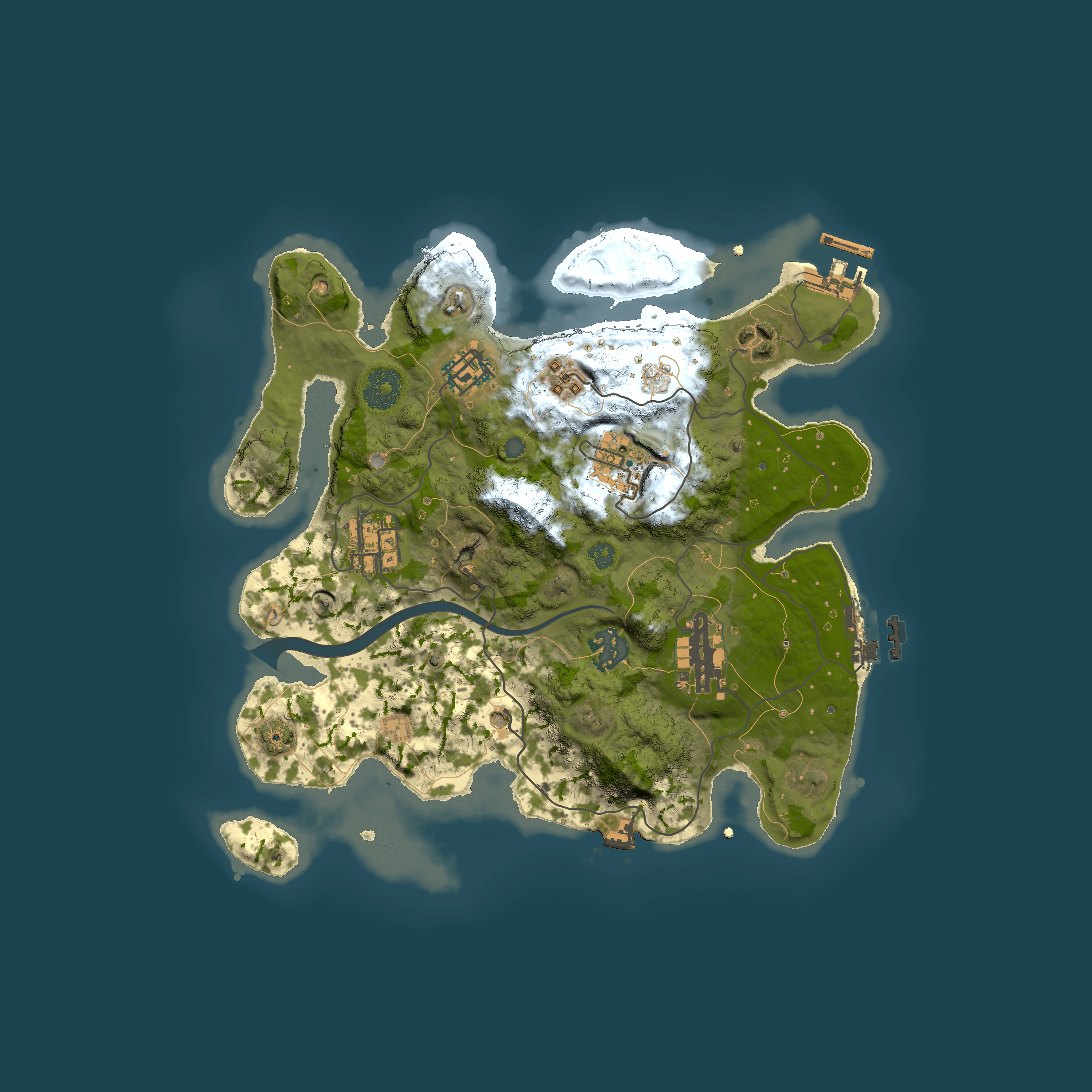 Full top-down render of Rust map seed 786776912, 3000x3000m