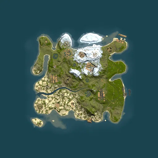 Rust map seed 786776912, 3000x3000m top-down preview