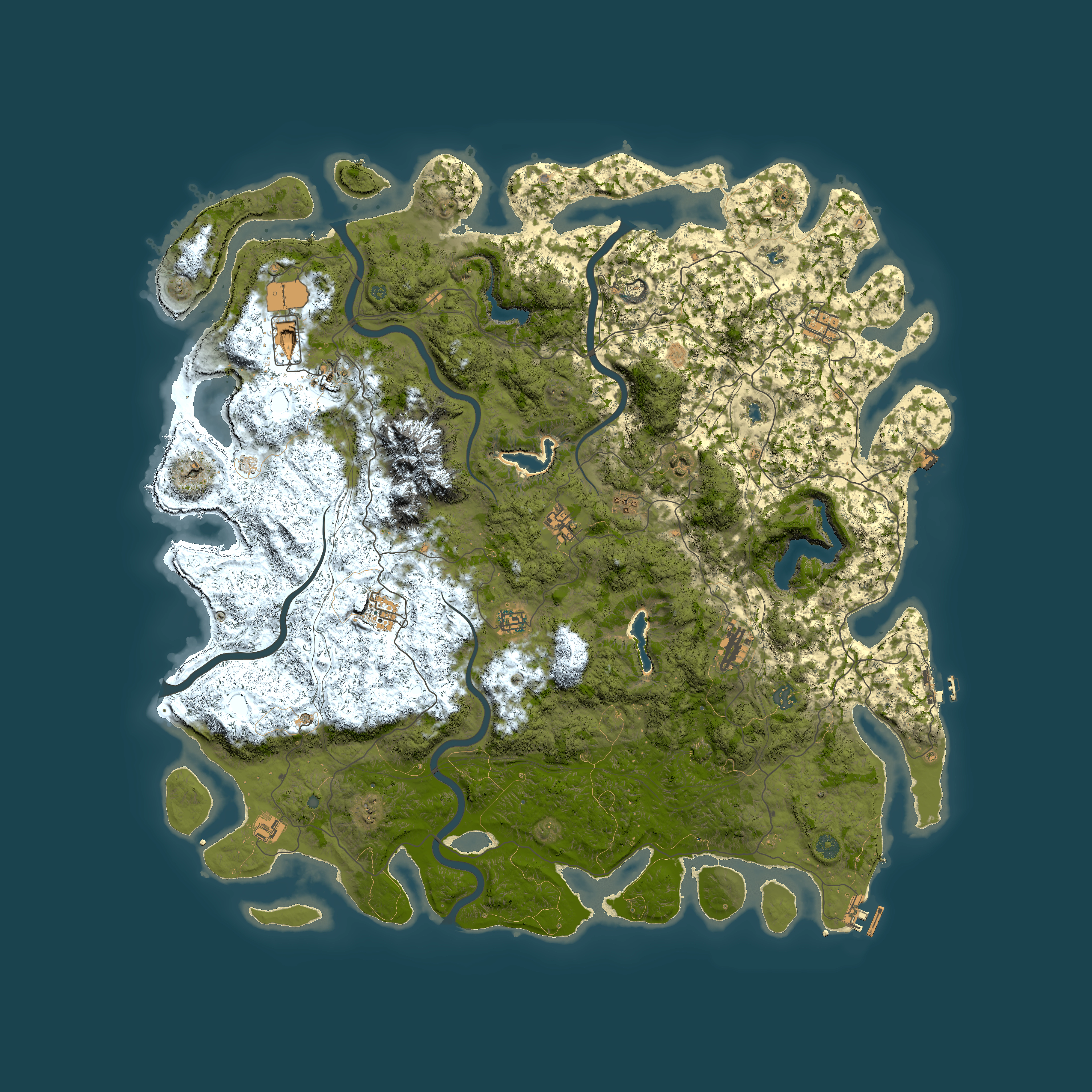Full top-down render of Rust map seed 979868717, 5500x5500m