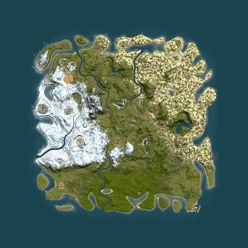 Rust map seed 979868717, 5500x5500m top-down preview