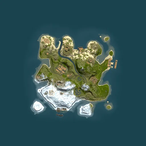 Rust map seed 2027618370, 2500x2500m top-down preview
