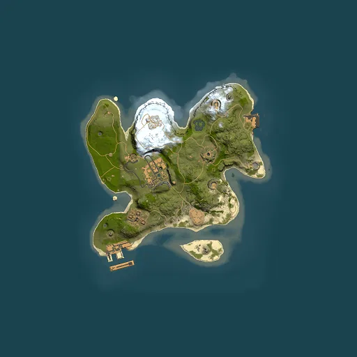 Rust map seed 1100839100, 2000x2000m top-down preview