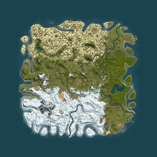 Rust map seed 979000142, 6000x6000m top-down preview