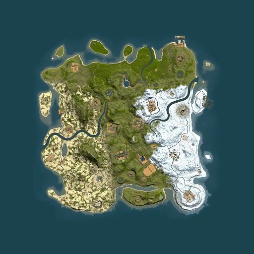 Rust map seed 1508590422, 4000x4000m top-down preview