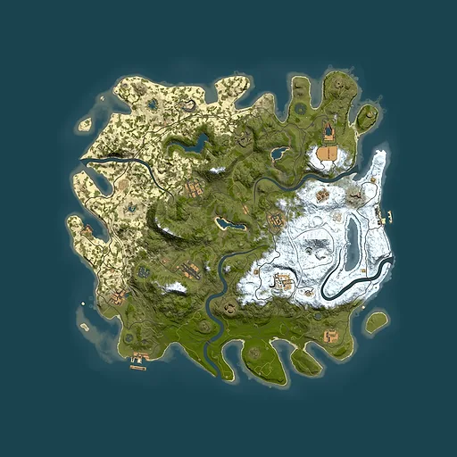 Rust map seed 32031014, 4500x4500m top-down preview