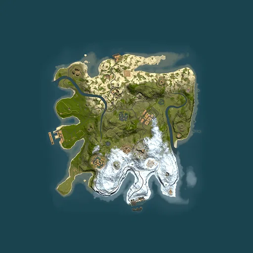 Rust map seed 1139785201, 3000x3000m top-down preview