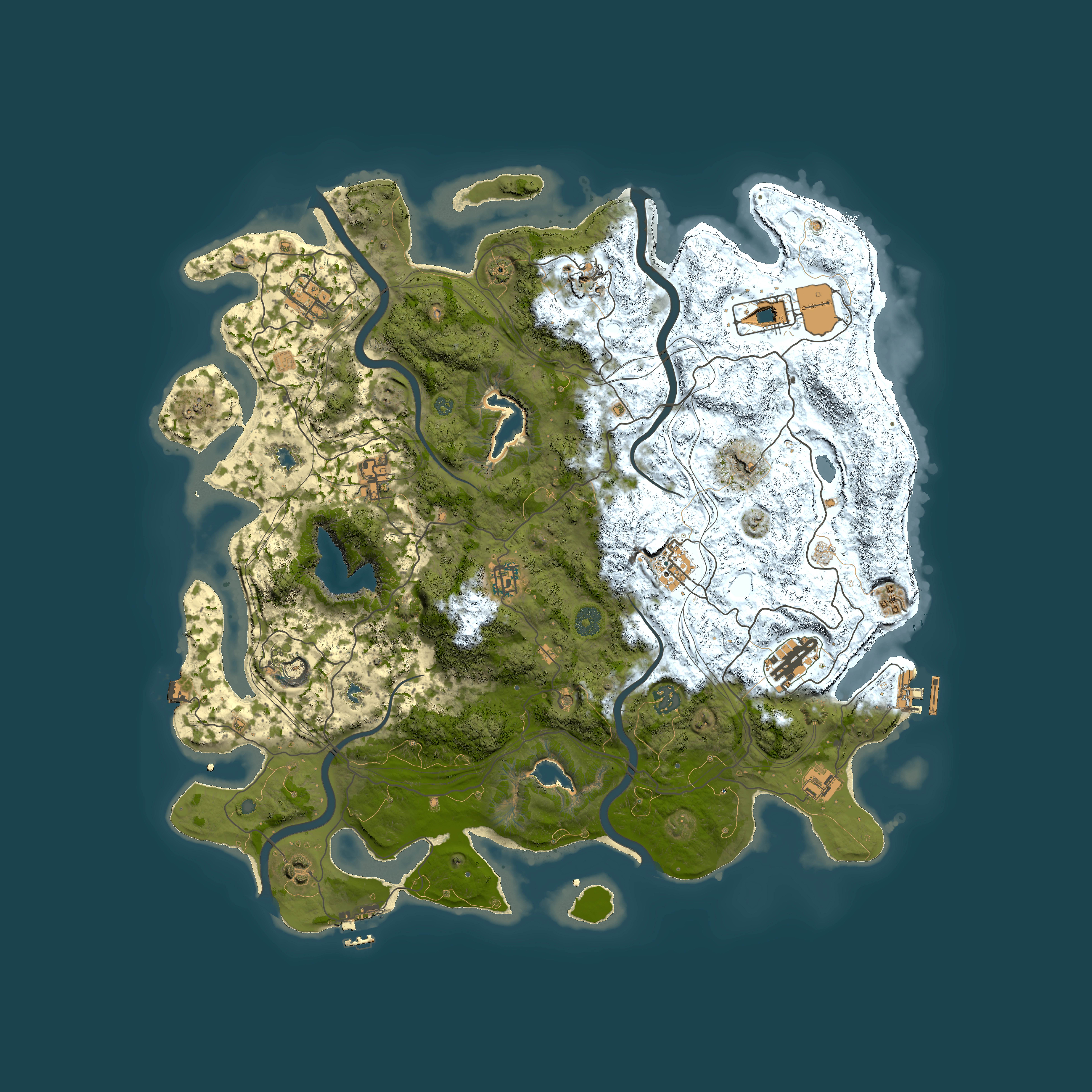 Full top-down render of Rust map seed 410650034, 4500x4500m