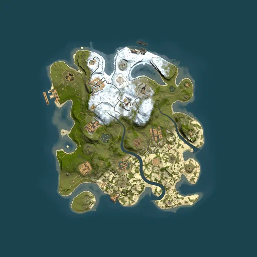 Rust map seed 153399002, 3000x3000m top-down preview