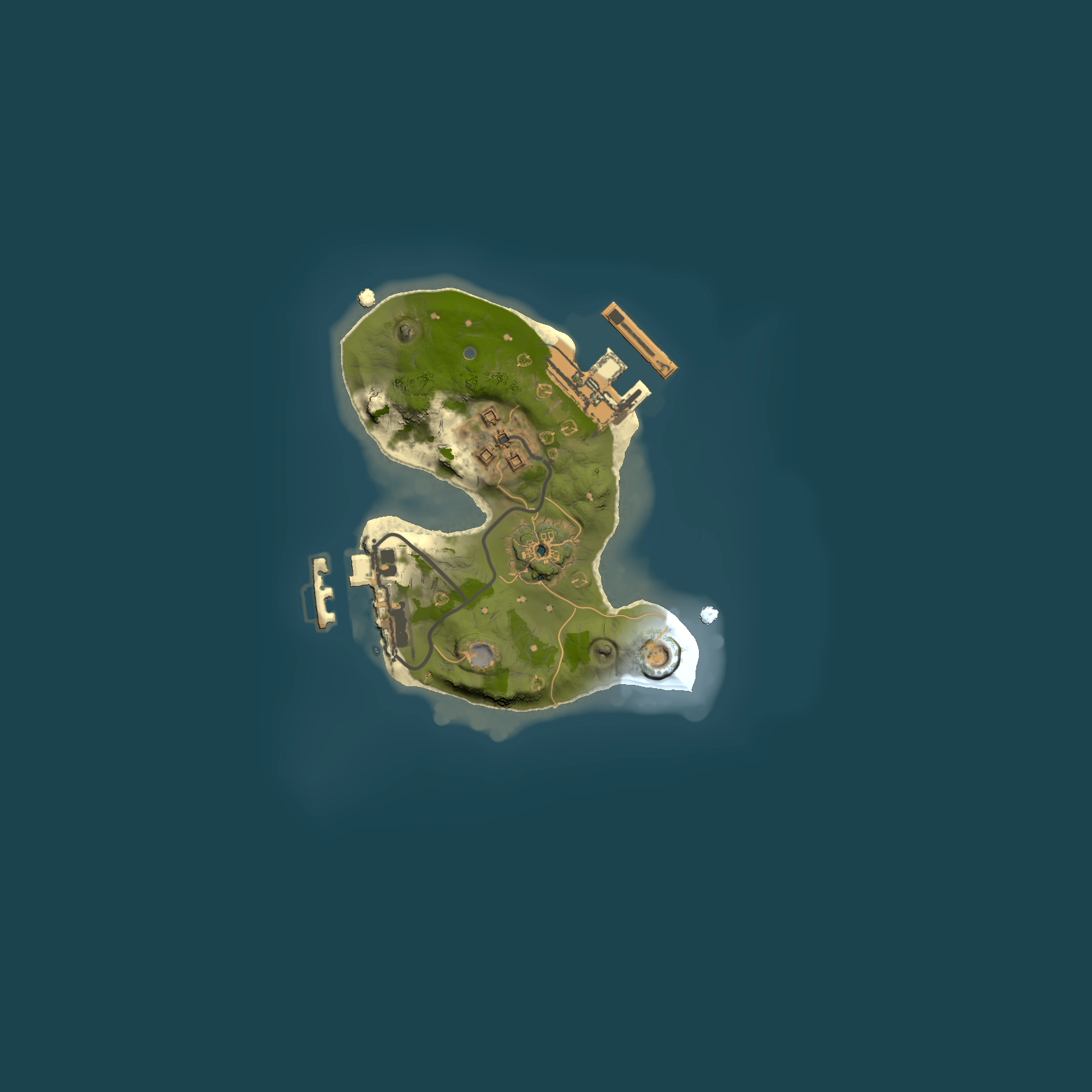 Full top-down render of Rust map seed 433924676, 1500x1500m