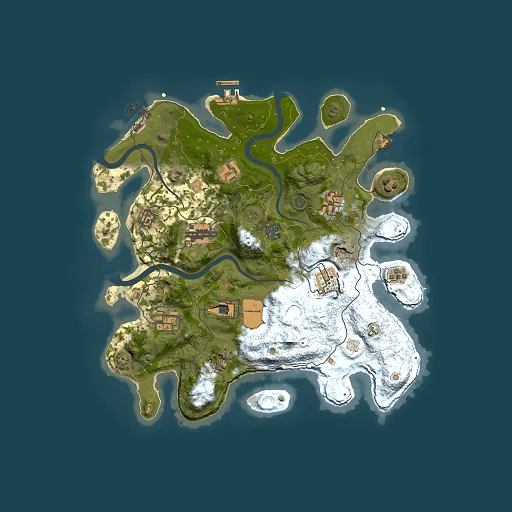 Rust map seed 2039280247, 3500x3500m top-down preview