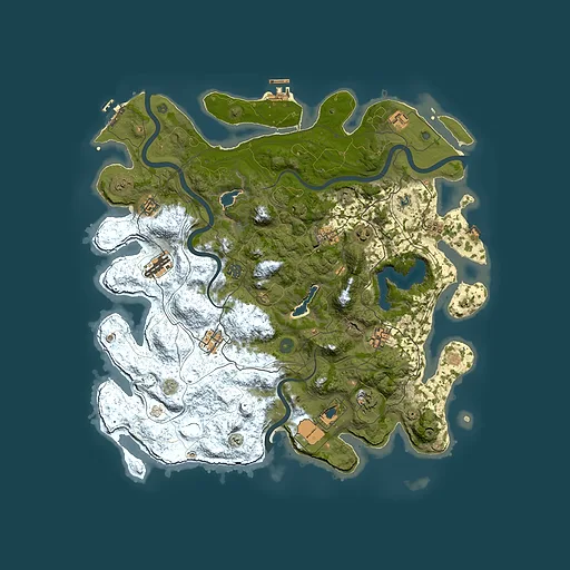 Rust map seed 1535928025, 4500x4500m top-down preview