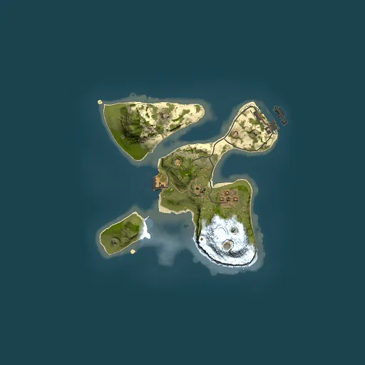 Rust map seed 2074208340, 2000x2000m top-down preview
