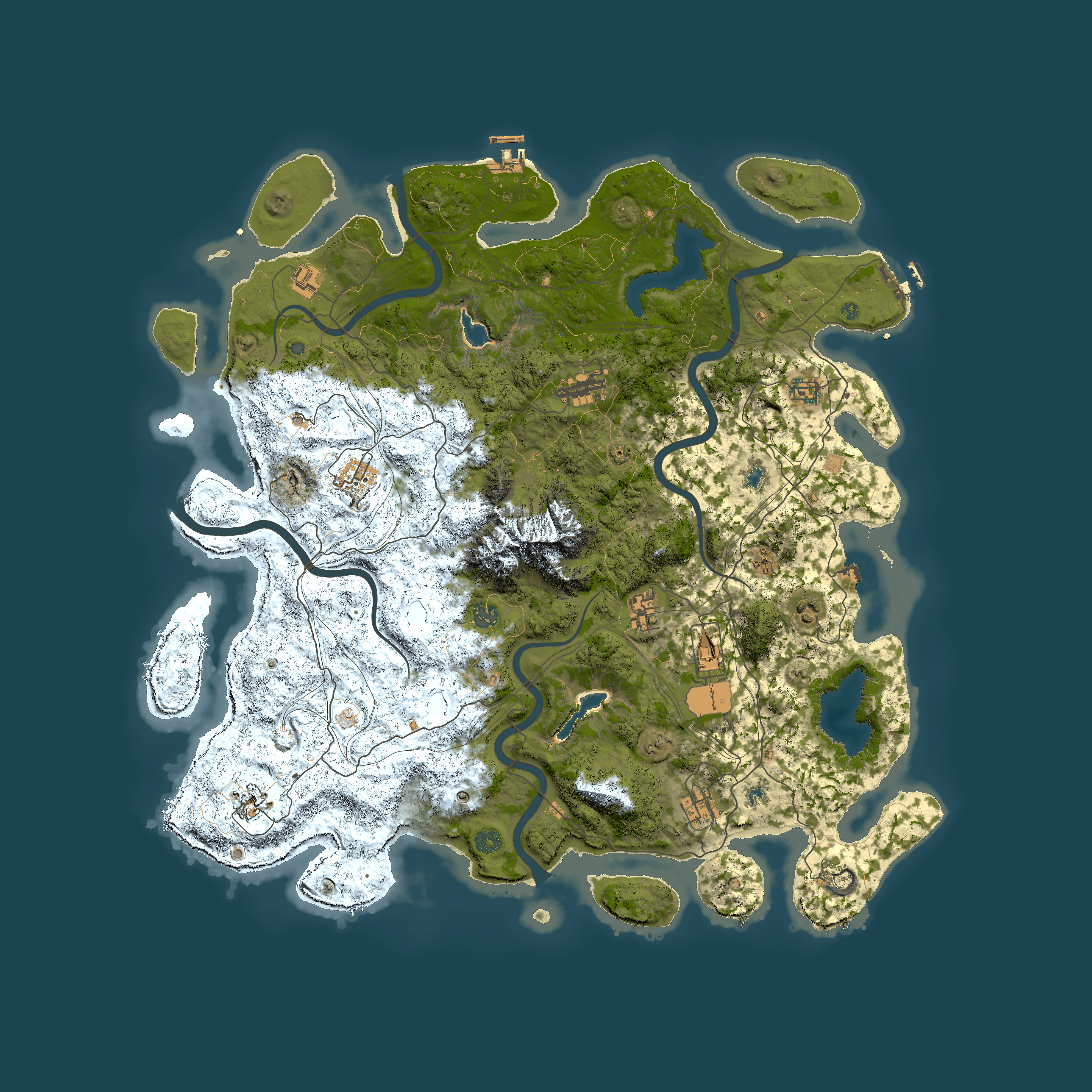 Full top-down render of Rust map seed 2011044745, 5000x5000m