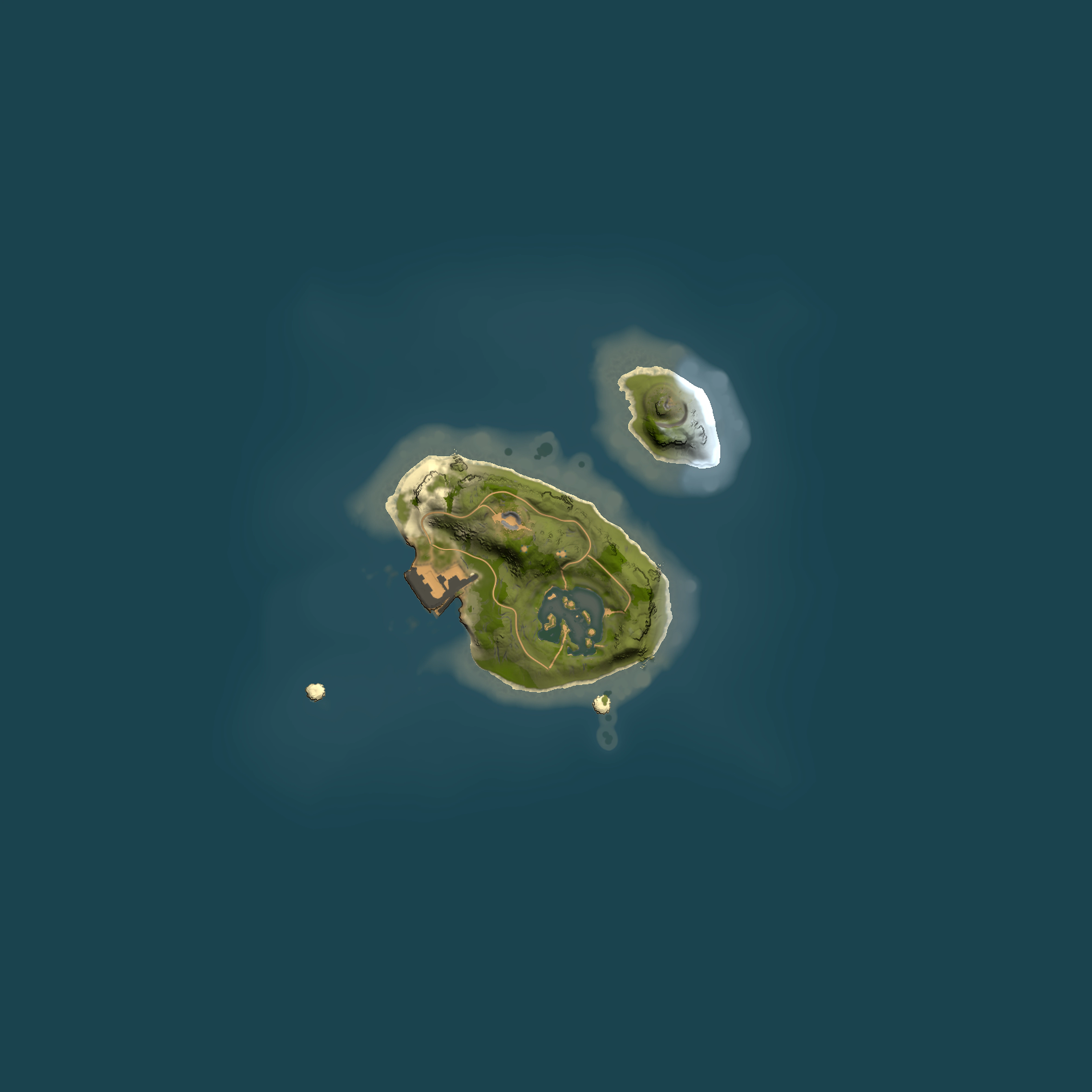 Full top-down render of Rust map seed 401264626, 1500x1500m