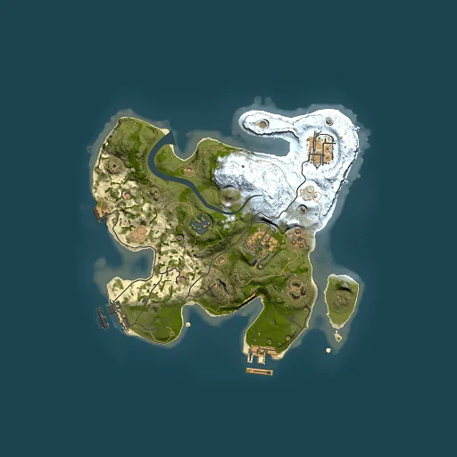 Rust map seed 353847036, 2500x2500m top-down preview