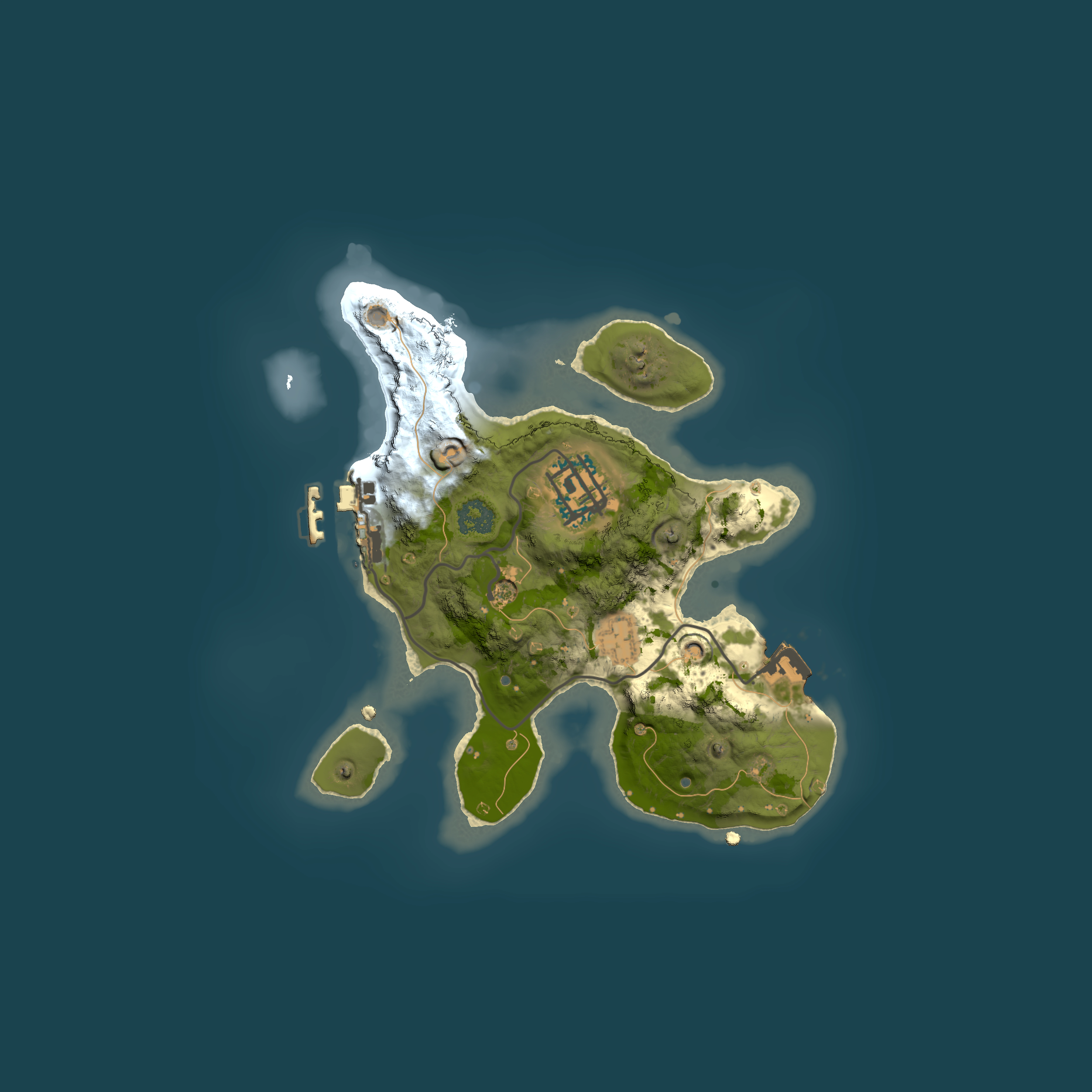Full top-down render of Rust map seed 624508991, 2000x2000m