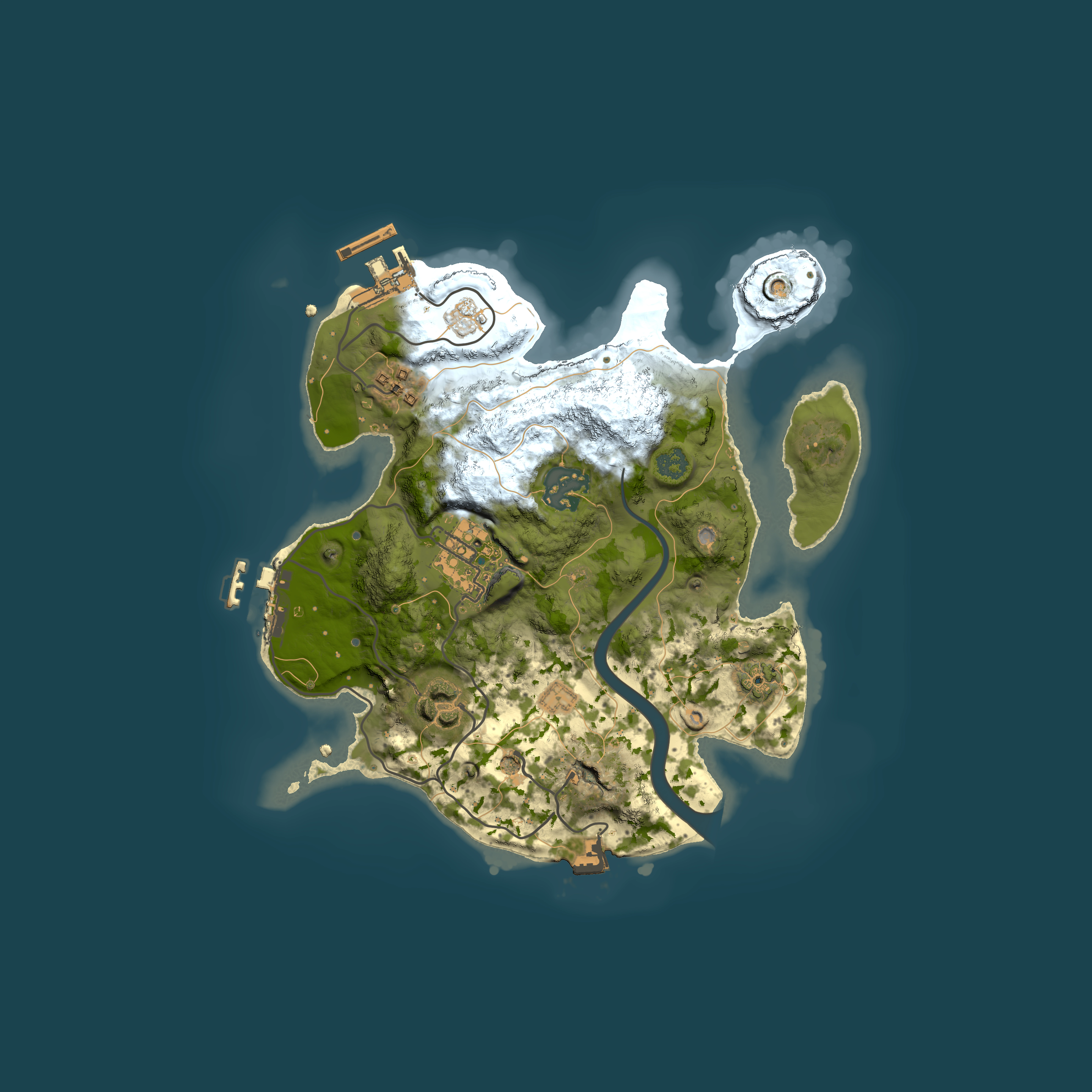 Full top-down render of Rust map seed 653059109, 2500x2500m