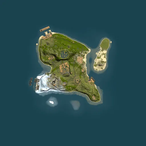 Rust map seed 768269880, 2000x2000m top-down preview