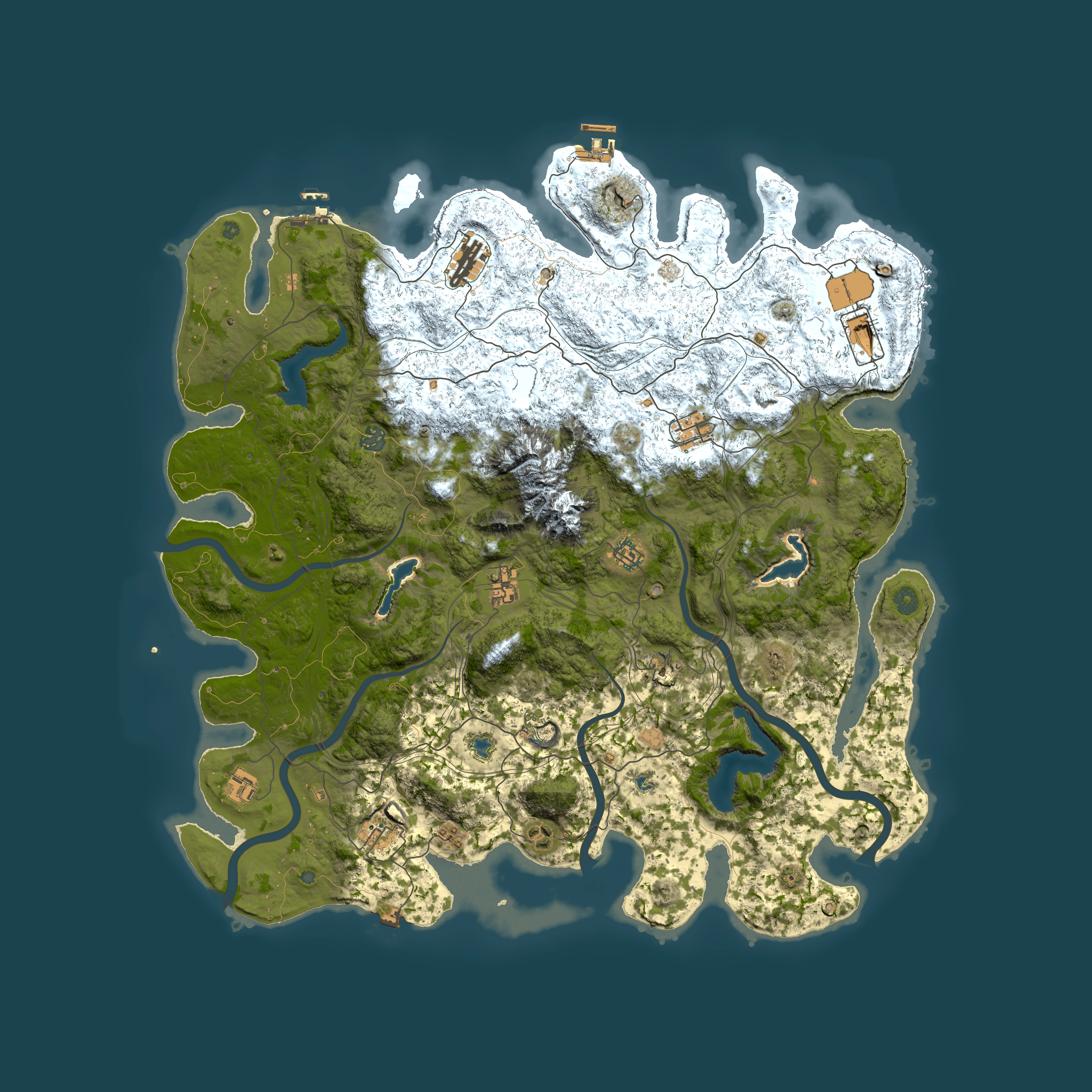Full top-down render of Rust map seed 779524972, 5000x5000m
