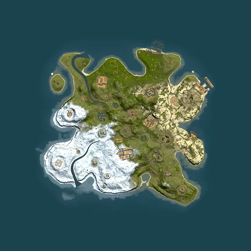 Rust map seed 1371922978, 3000x3000m top-down preview