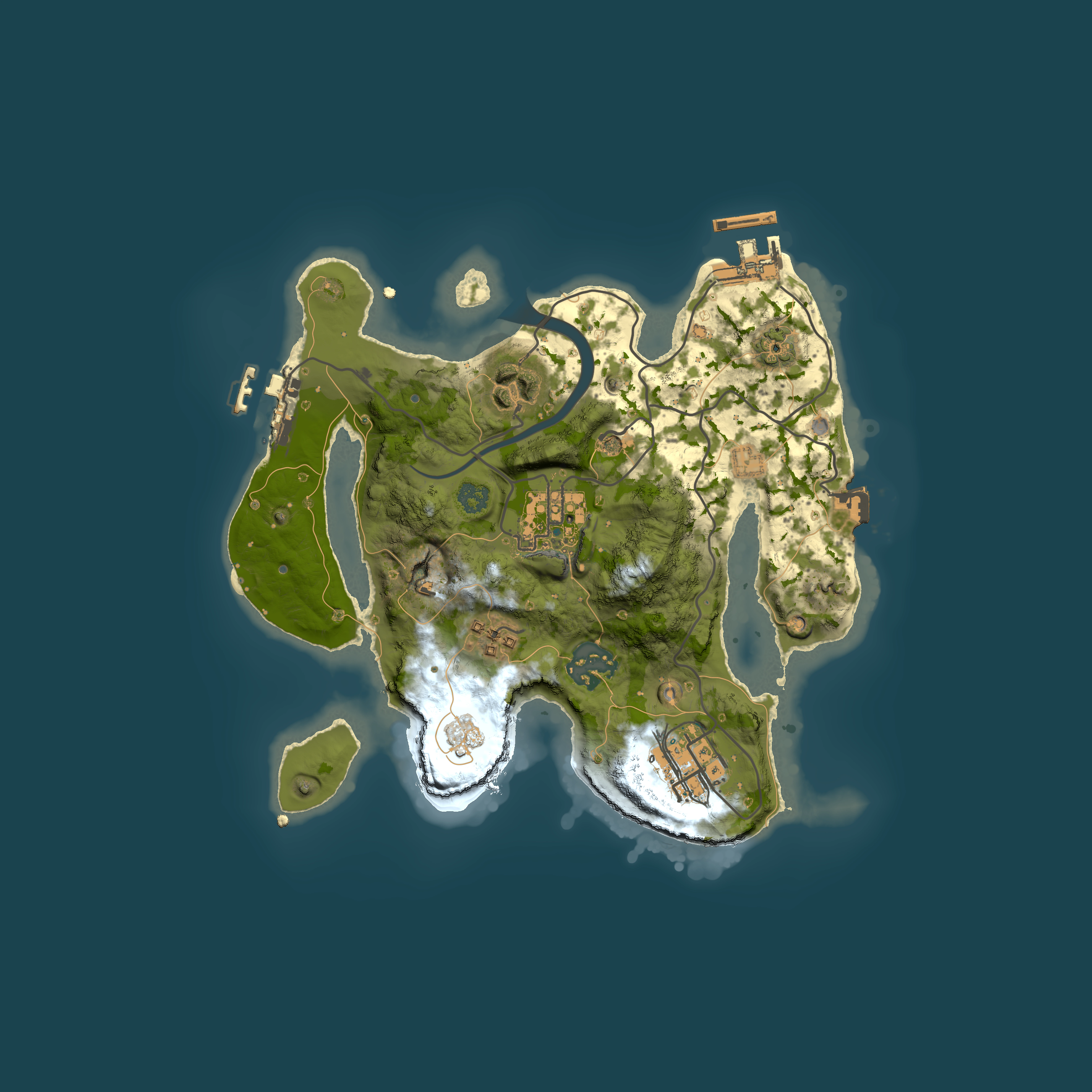 Full top-down render of Rust map seed 1171029300, 2500x2500m
