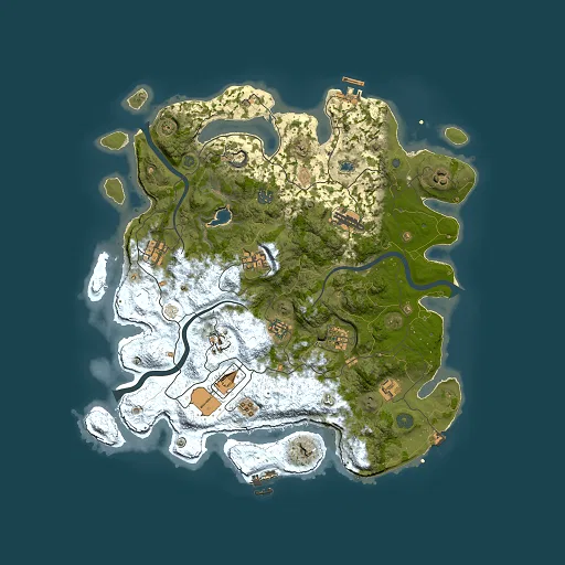 Rust map seed 625247821, 4000x4000m top-down preview