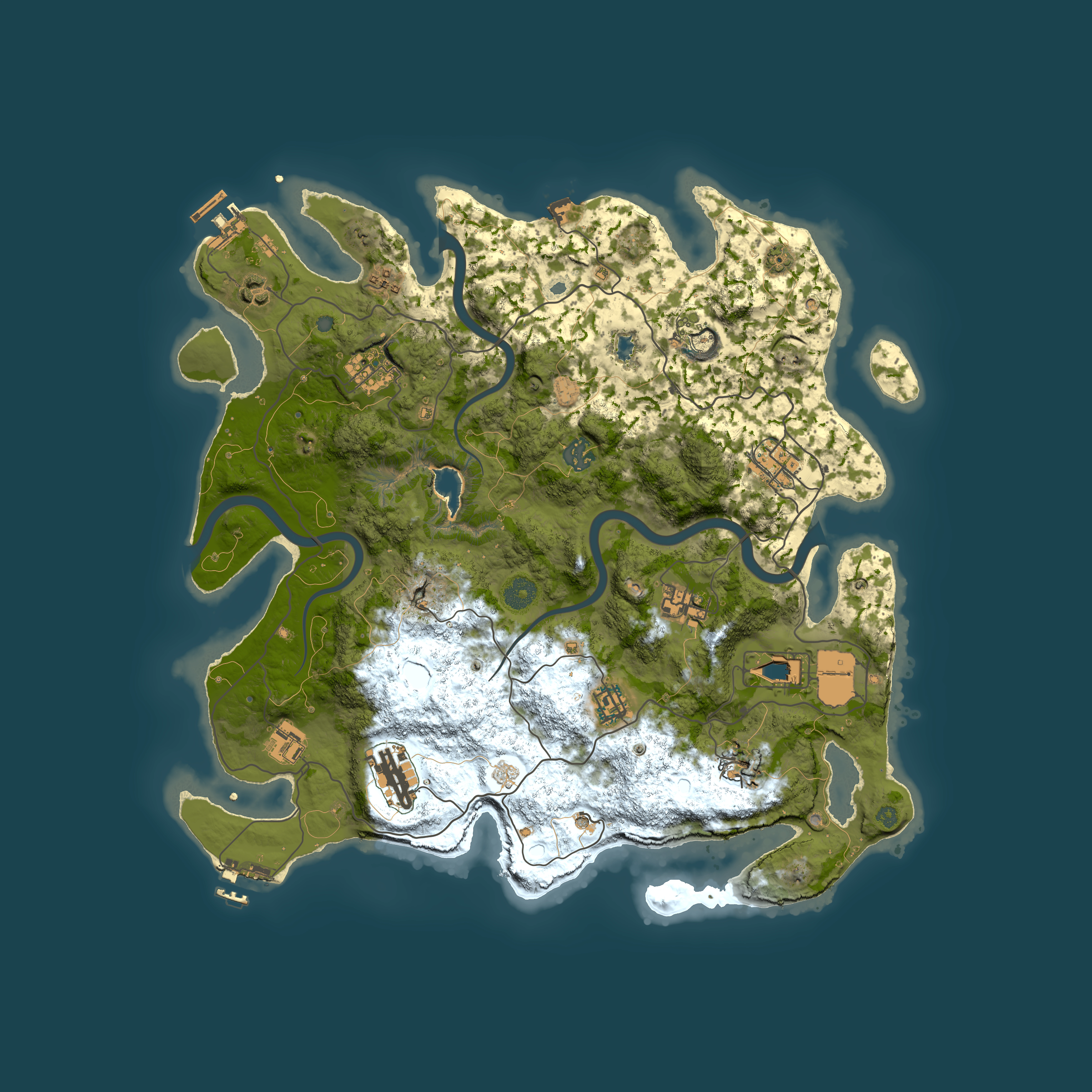Full top-down render of Rust map seed 1504892270, 4000x4000m