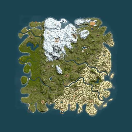 Rust map seed 391826602, 5500x5500m top-down preview