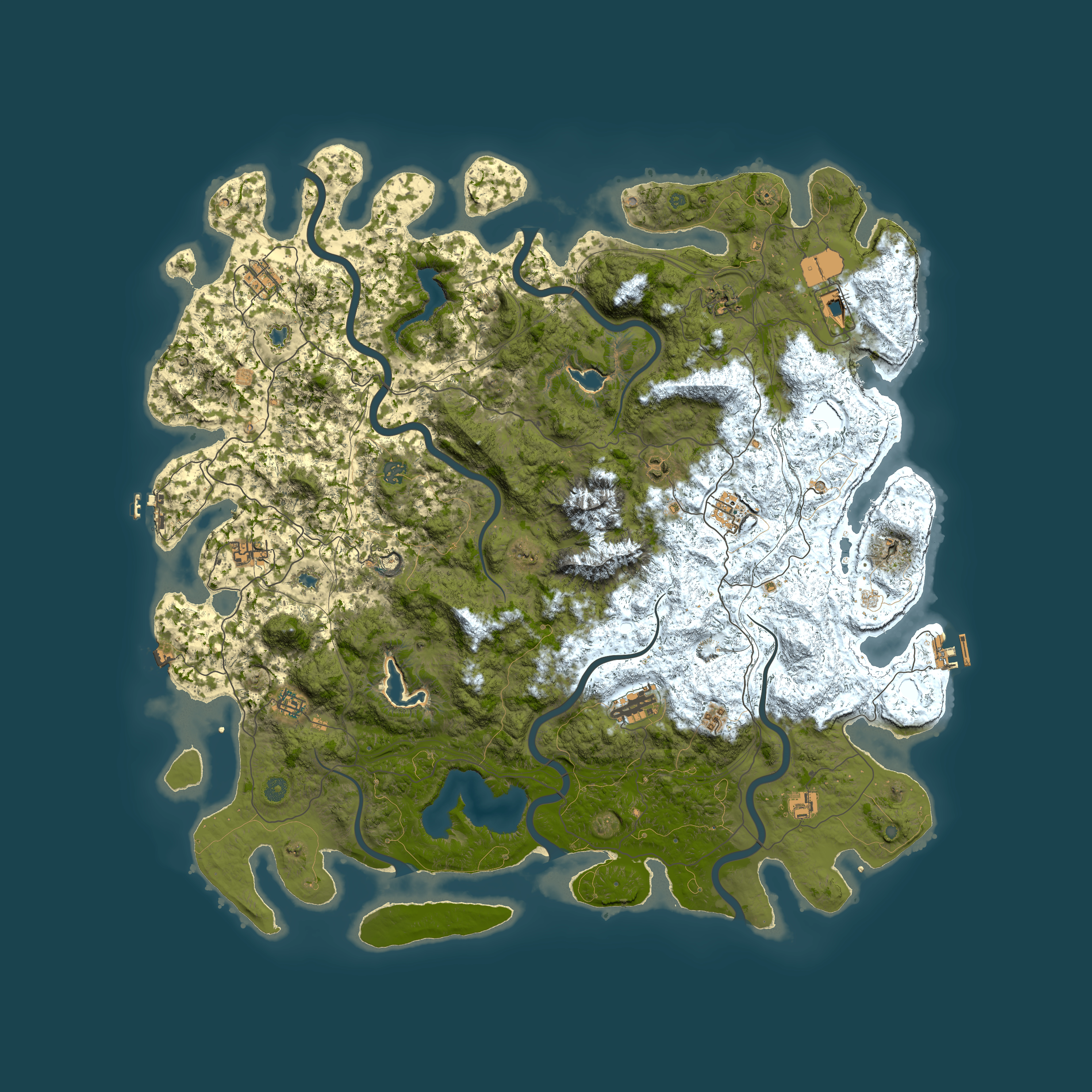 Full top-down render of Rust map seed 793876881, 5500x5500m