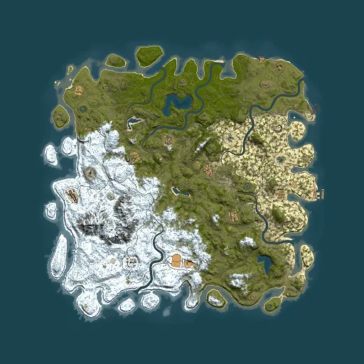 Rust map seed 2072116149, 6000x6000m top-down preview