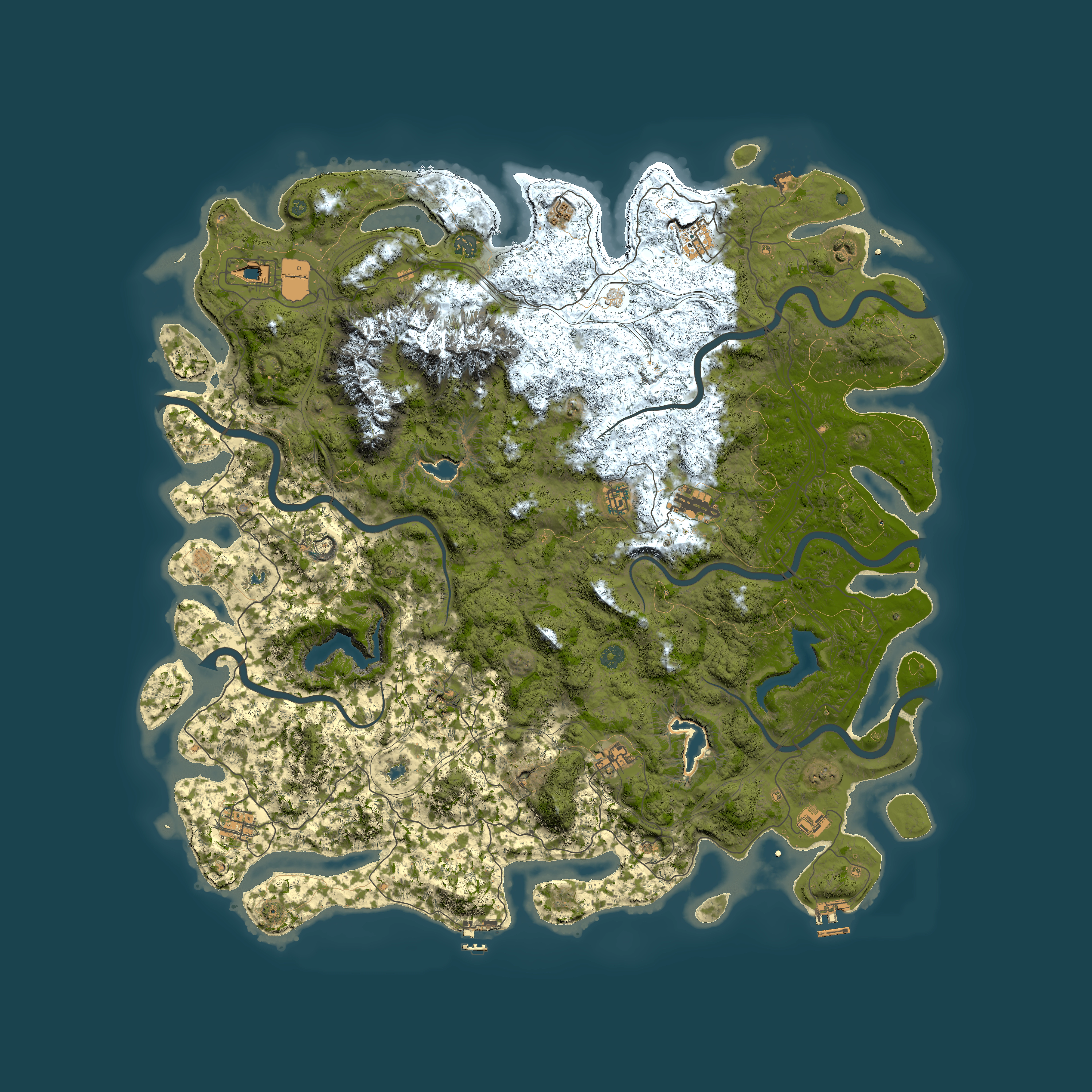 Full top-down render of Rust map seed 882342801, 5500x5500m