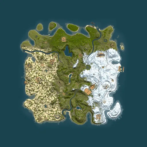 Rust map seed 774806383, 4500x4500m top-down preview