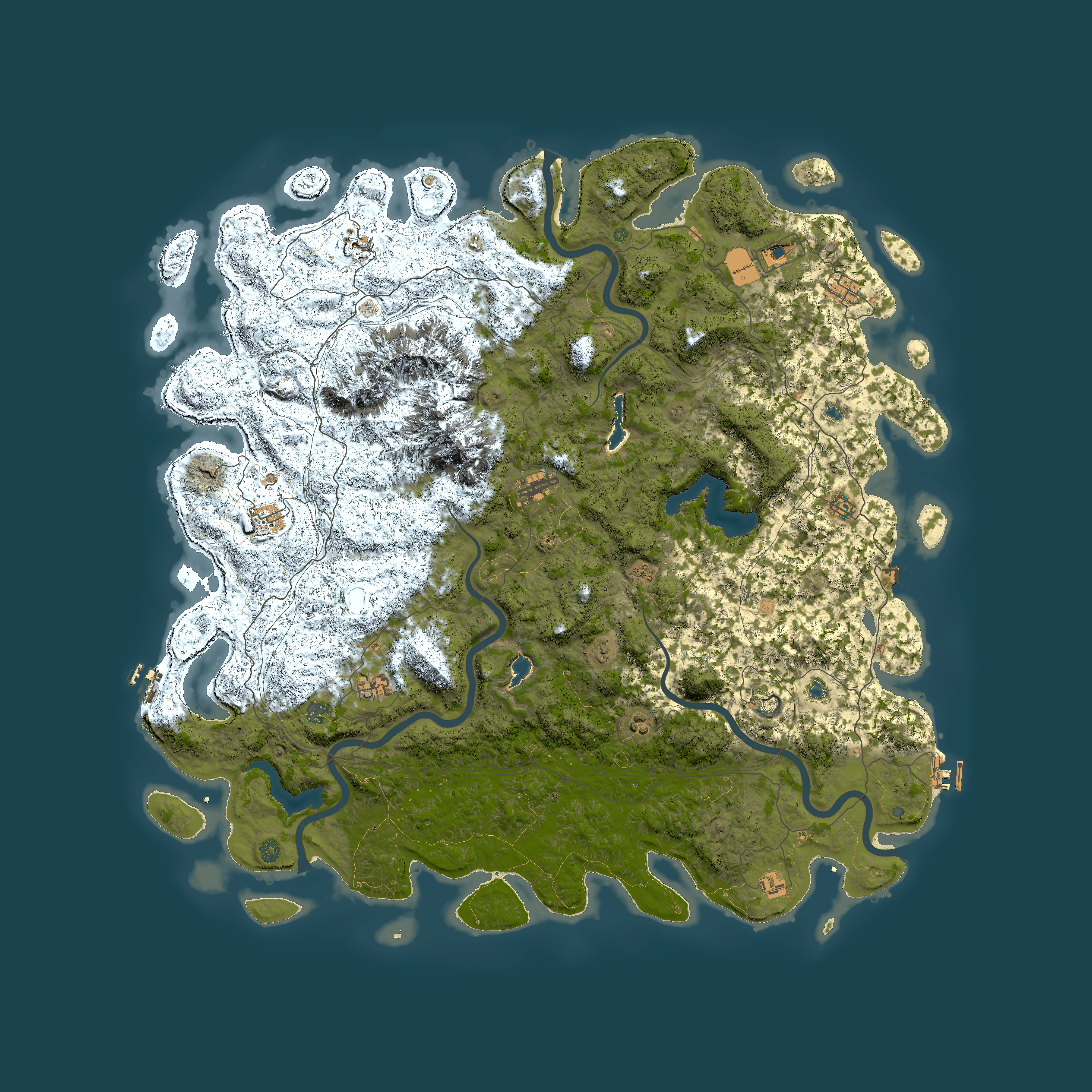 Full top-down render of Rust map seed 1653486595, 6000x6000m