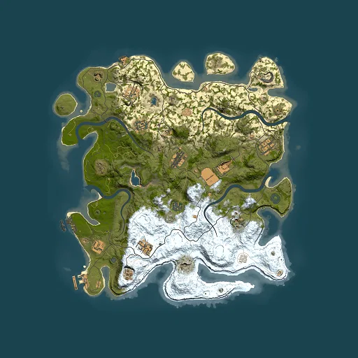 Rust map seed 261224039, 4000x4000m top-down preview