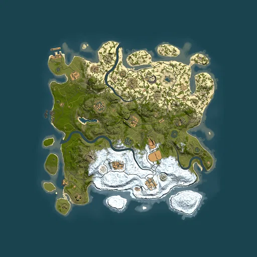 Rust map seed 855166262, 4000x4000m top-down preview