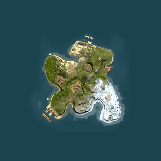 Rust map seed 1657227249, 2000x2000m top-down preview