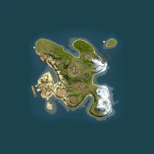 Rust map seed 1671605071, 2000x2000m top-down preview