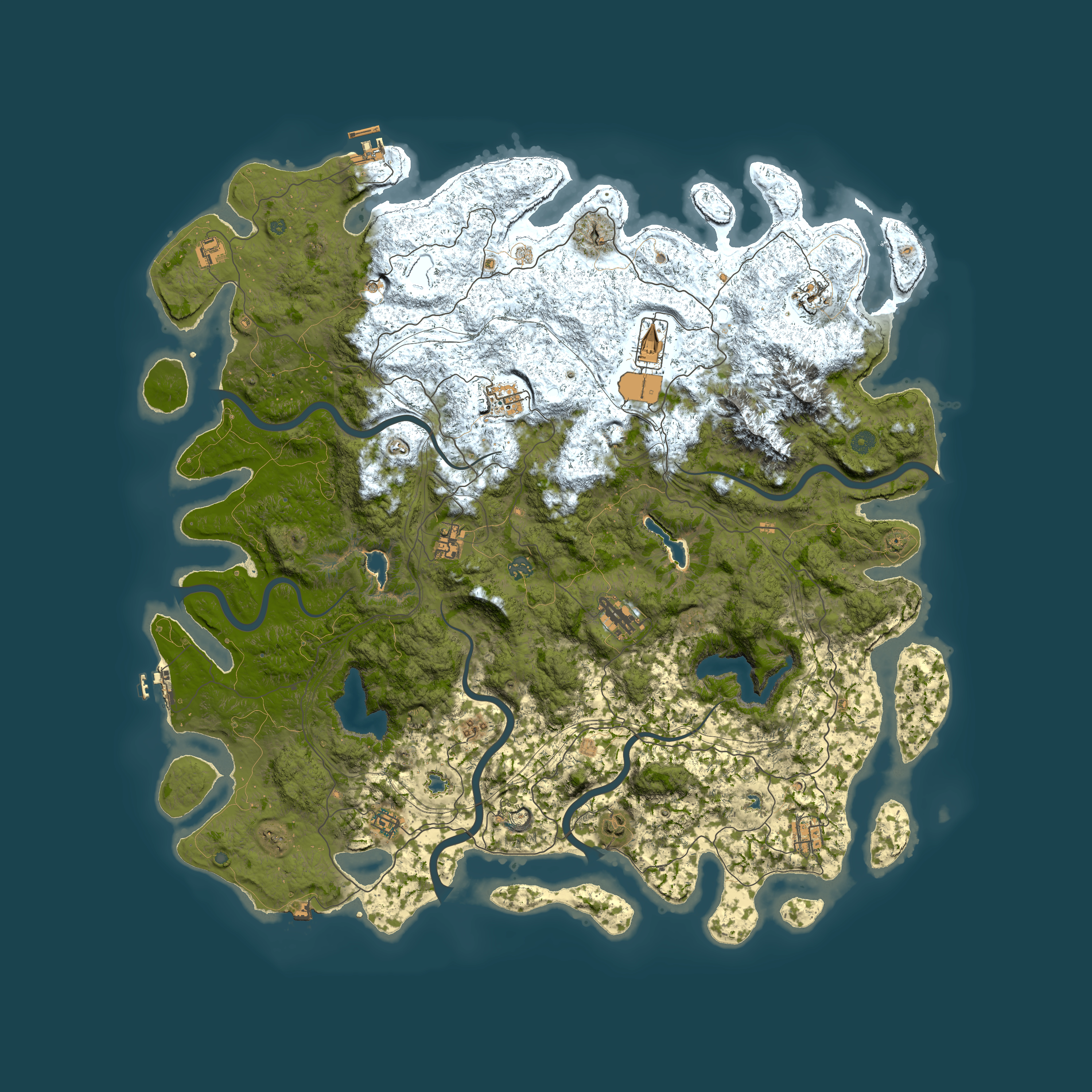 Full top-down render of Rust map seed 933106220, 5500x5500m