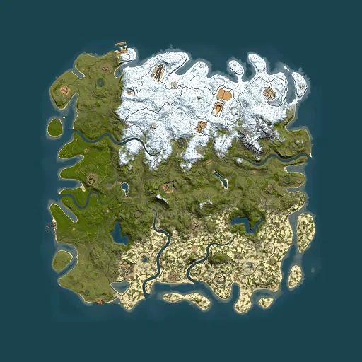 Rust map seed 933106220, 5500x5500m top-down preview