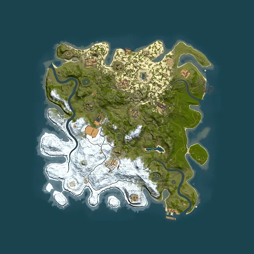 Rust map seed 1738603211, 4000x4000m top-down preview