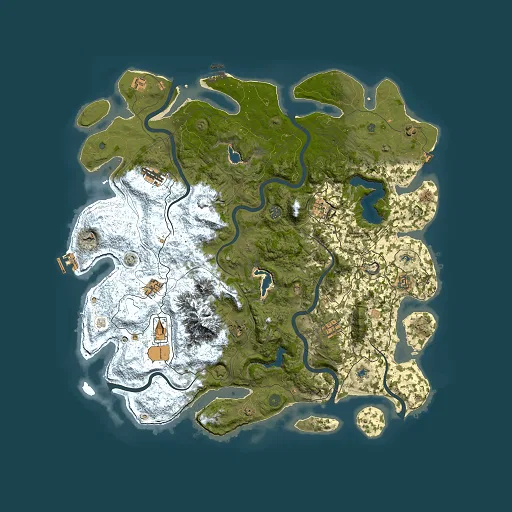 Rust map seed 1752912700, 5000x5000m top-down preview