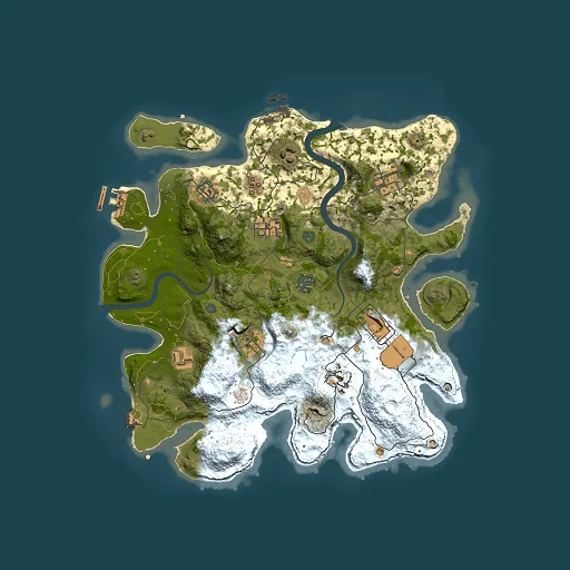 Rust map seed 1986058957, 3500x3500m top-down preview