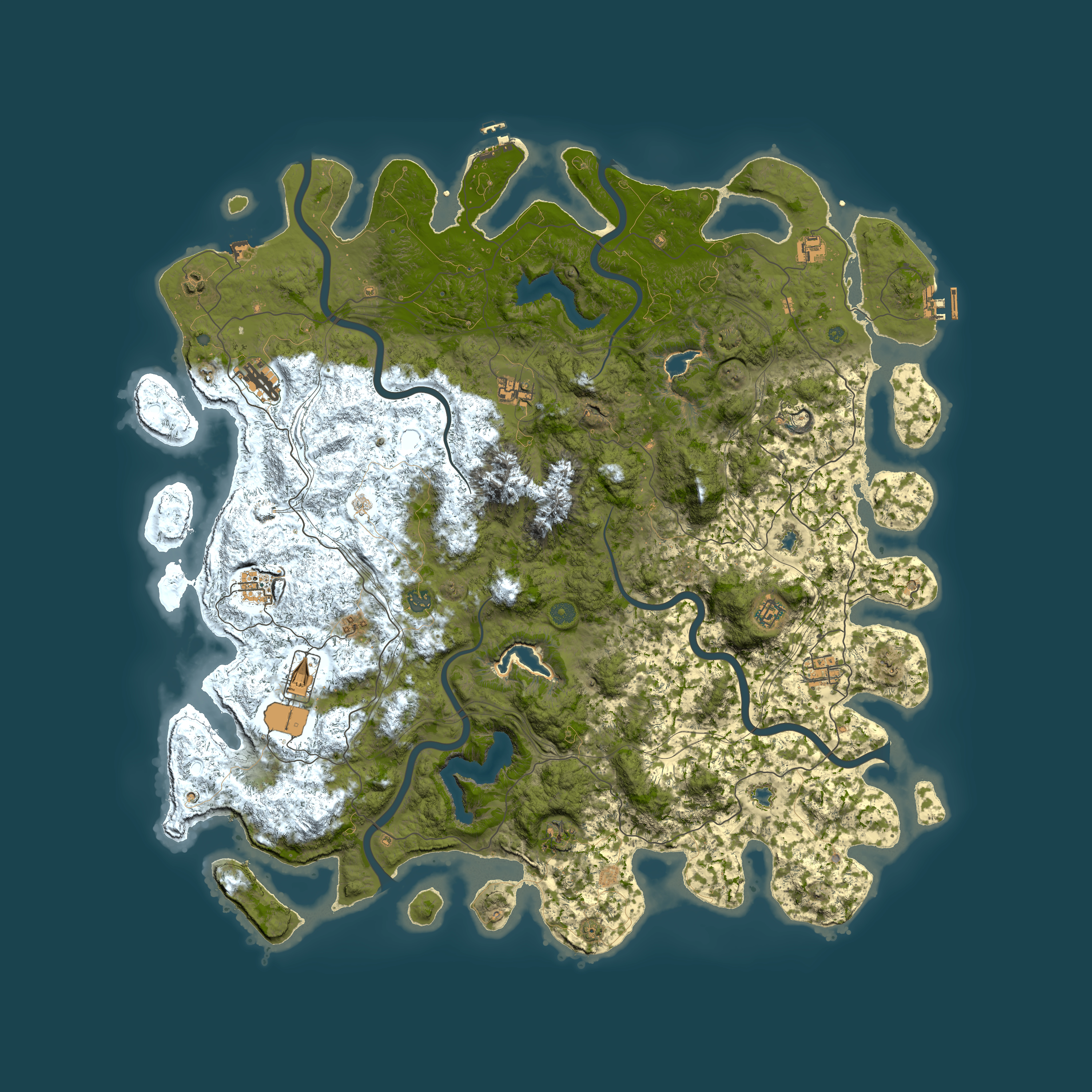 Full top-down render of Rust map seed 2095330688, 5500x5500m