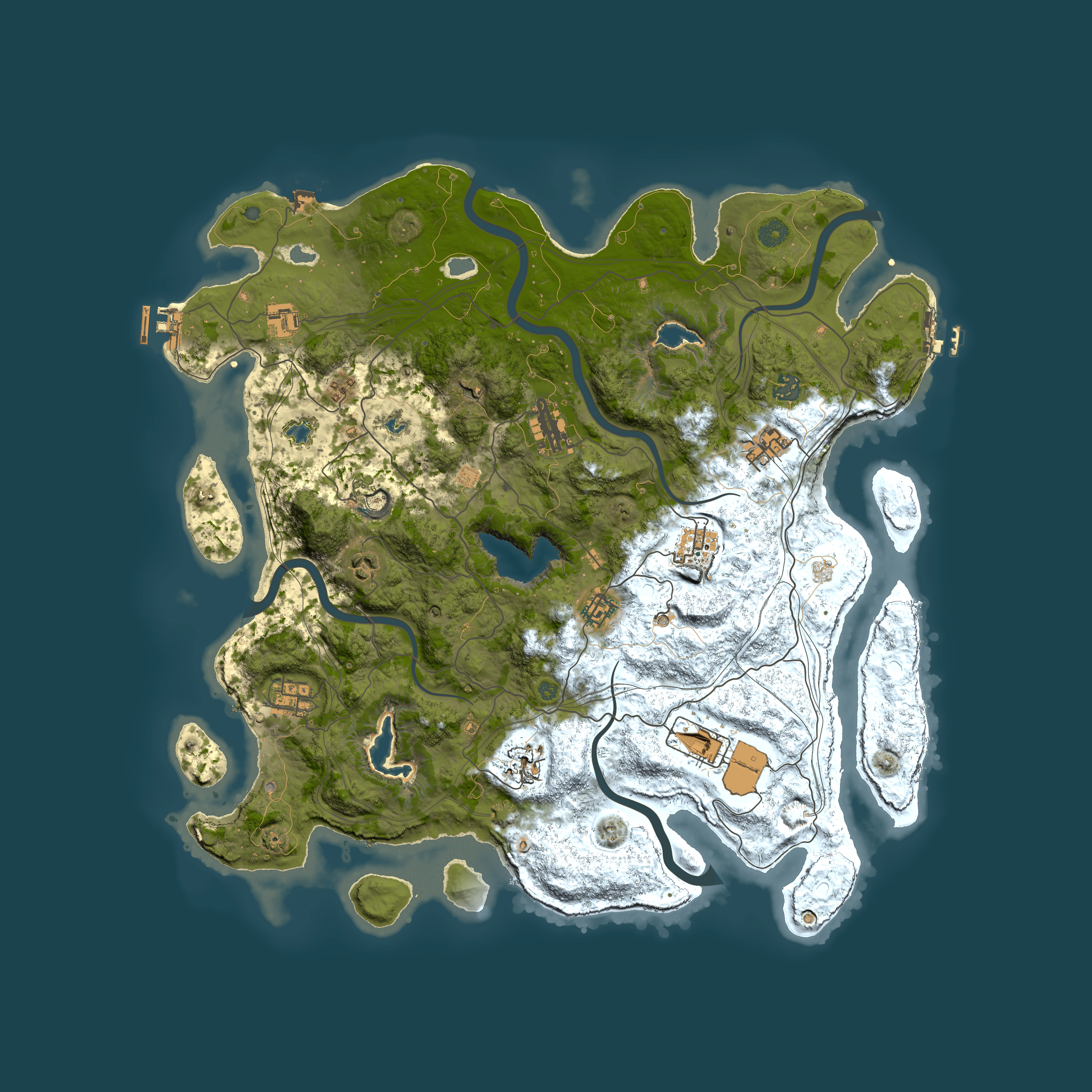 Full top-down render of Rust map seed 783225925, 4500x4500m